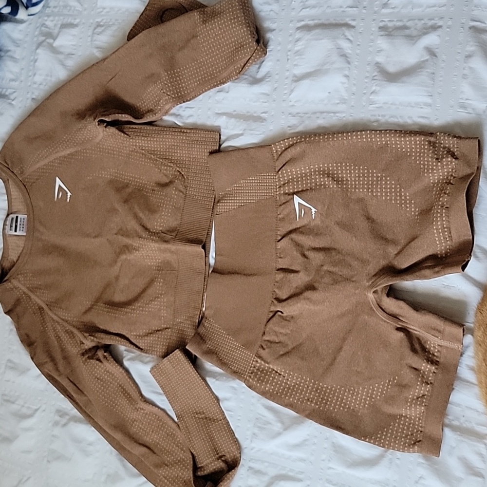 Gymshark vital top and short set